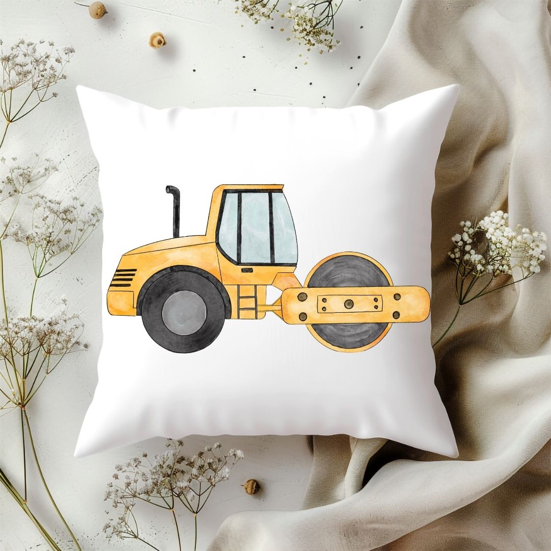 Personalized Steamroller Kids Pillow - MerikaArt