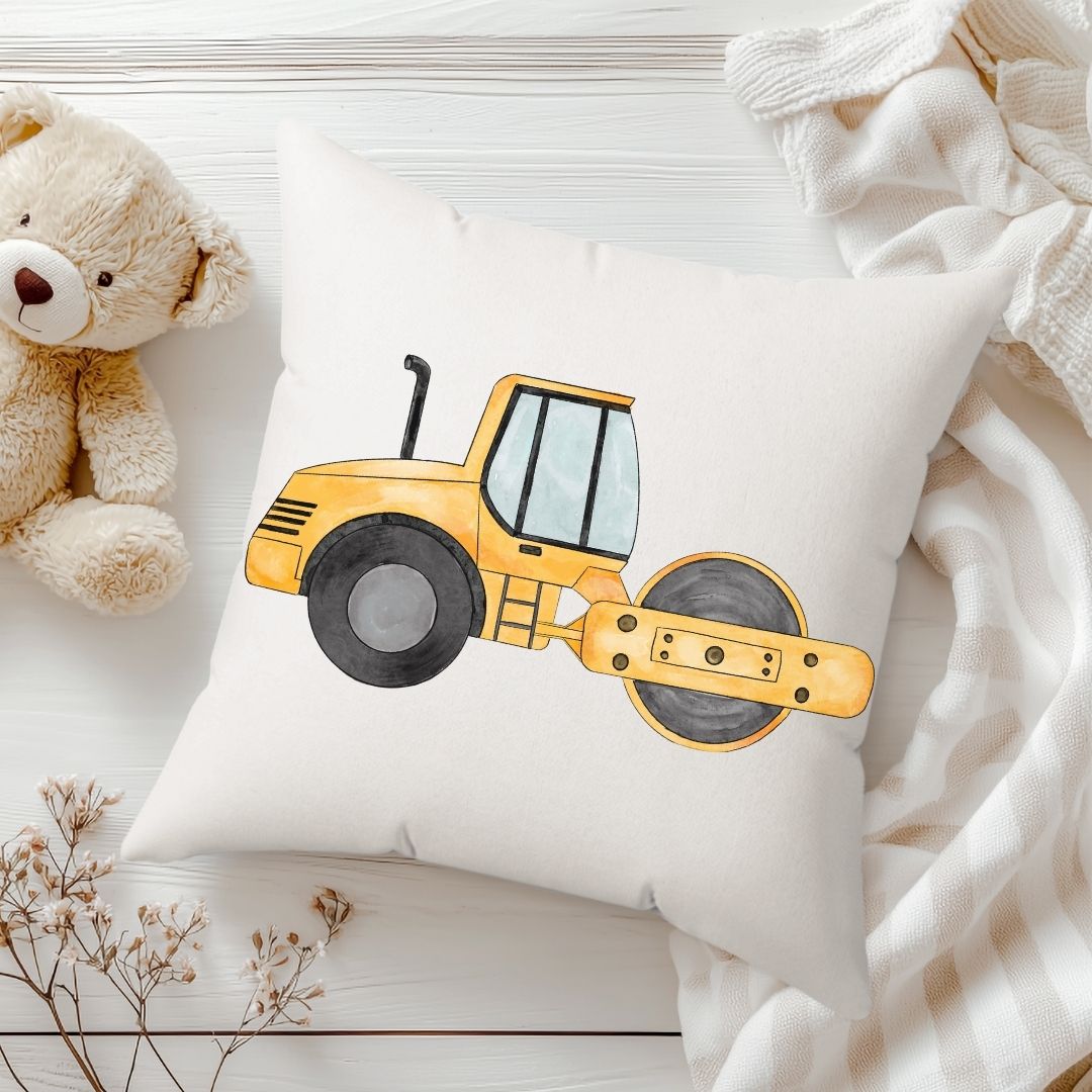 Personalized Steamroller Kids Pillow - MerikaArt