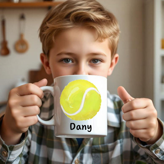 Personalized Tennis Mug - MerikaArt