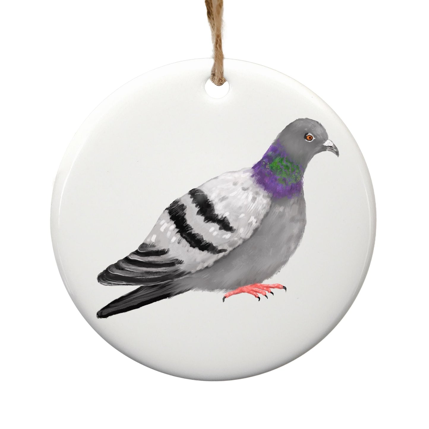 Pigeon Ceramic Ornament - MerikaArt