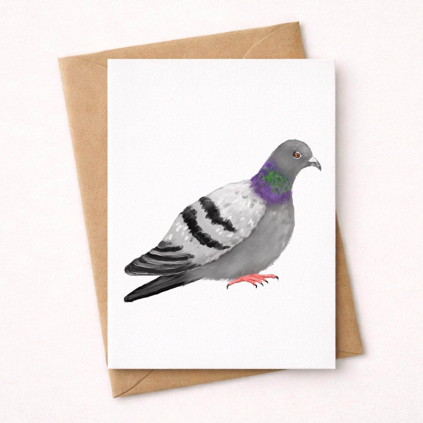 Pigeon Postcard - MerikaArt