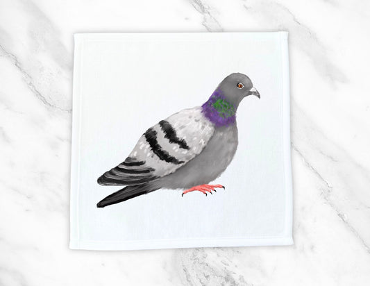 Pigeon Washcloth - MerikaArt
