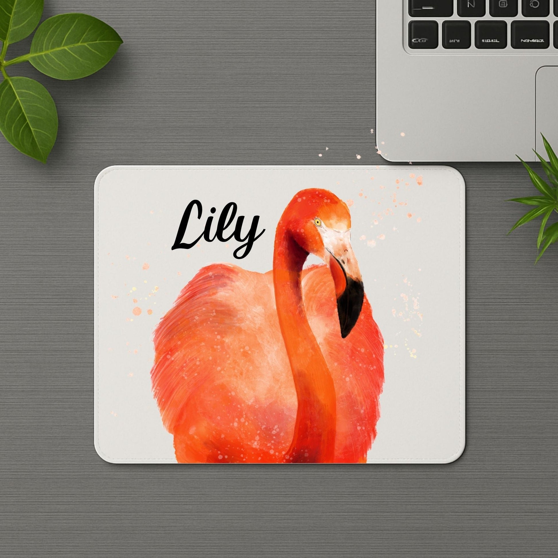 Pink Flamingo Mousepad - MerikaArt