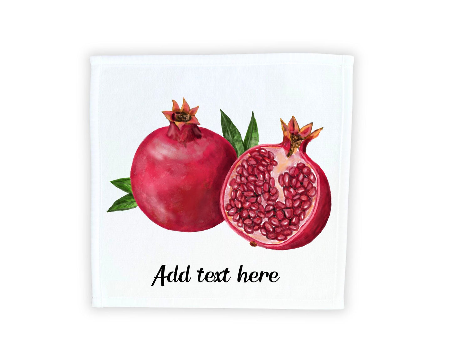 Pomegranate Delight Washcloth - MerikaArt