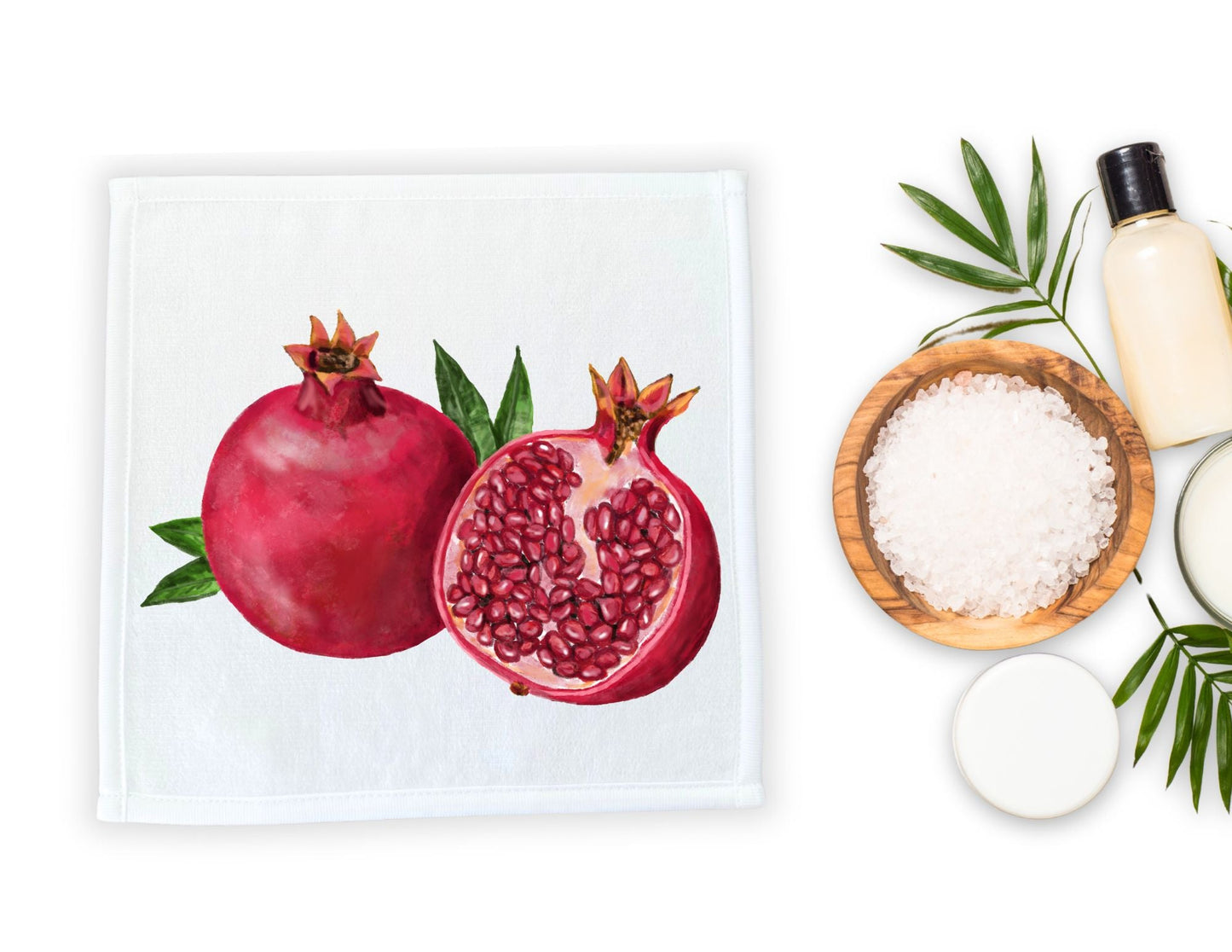 Pomegranate Delight Washcloth - MerikaArt