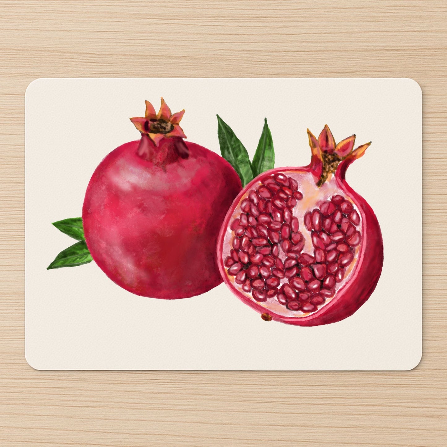 Pomegranate Mousepad - MerikaArt