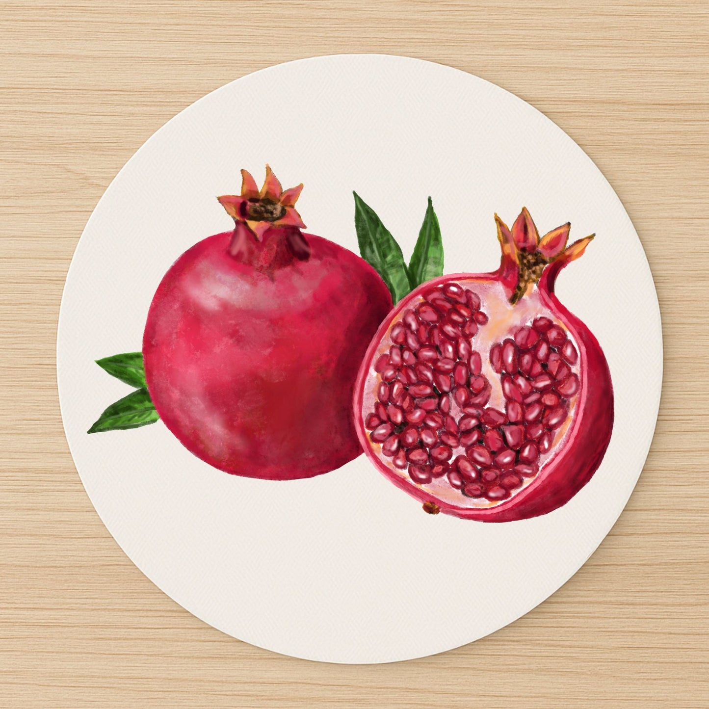 Pomegranate Mousepad - MerikaArt