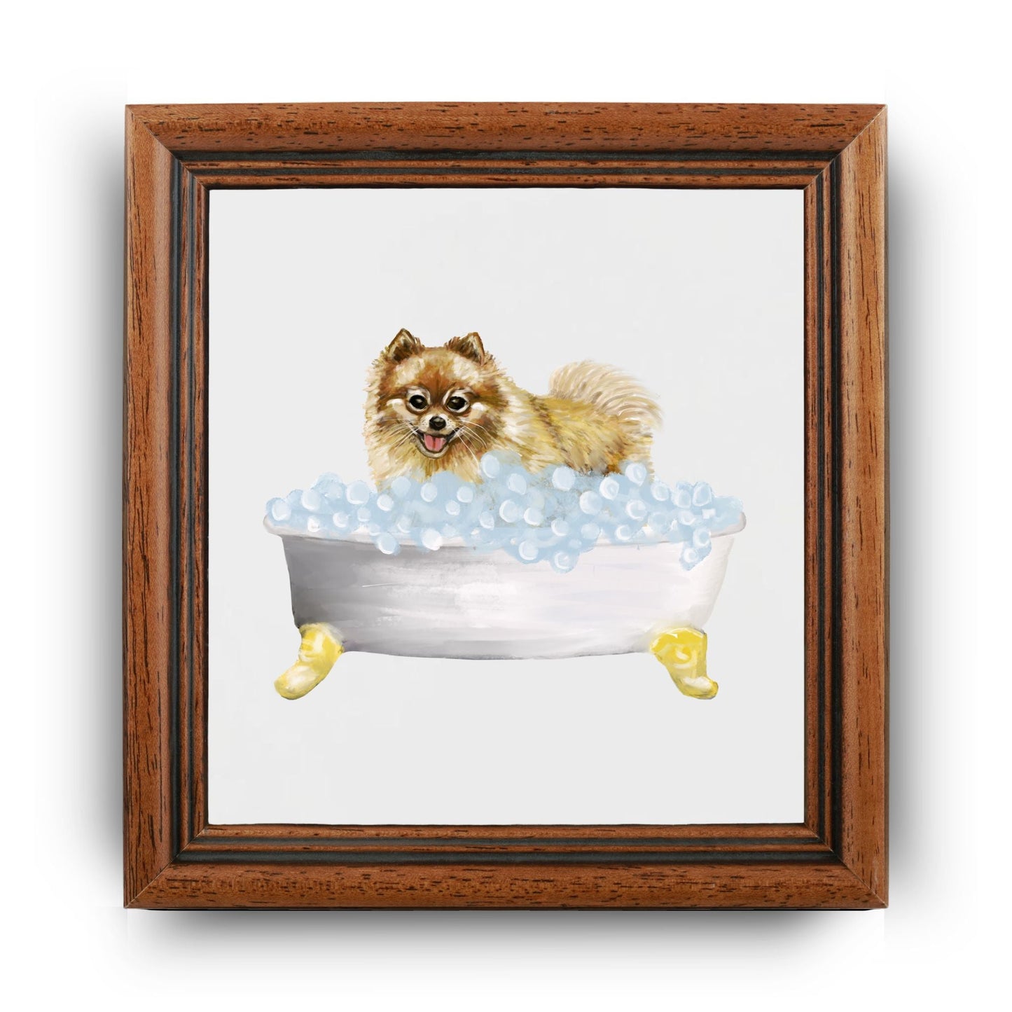 Pomeranian Ceramic Tile - MerikaArt