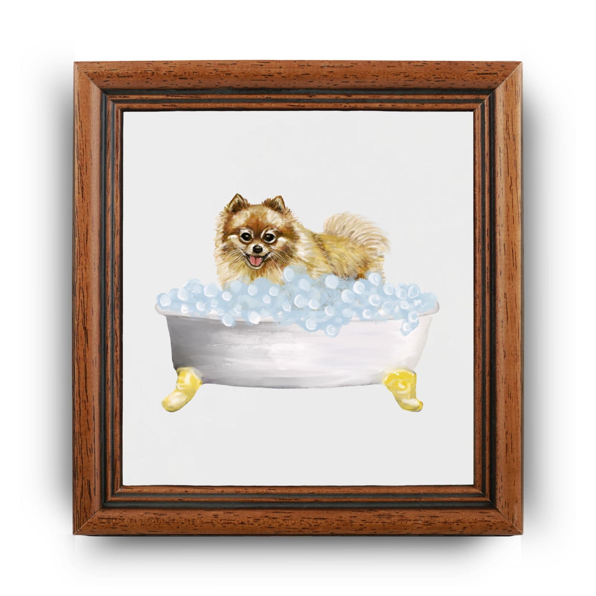 Pomeranian Ceramic Tile - MerikaArt