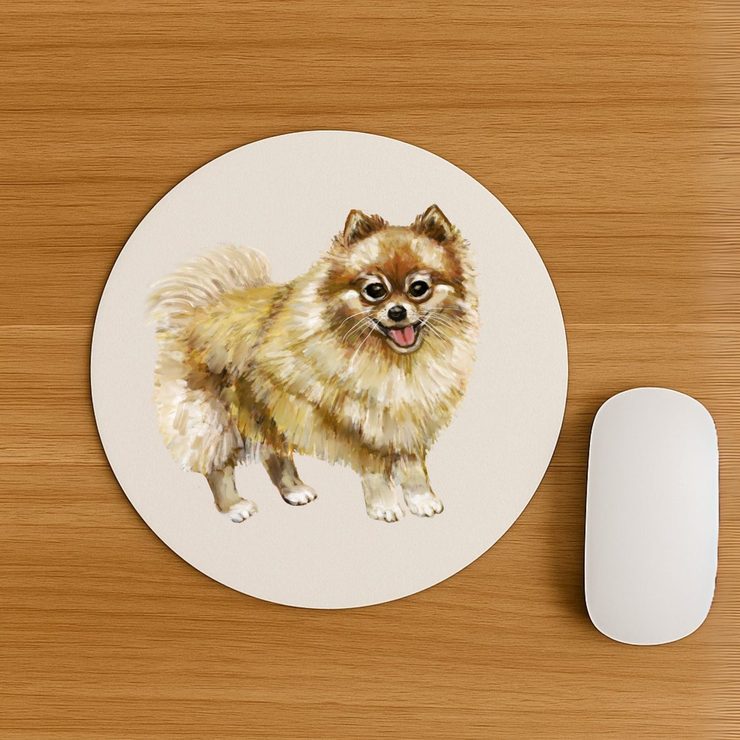 Pomeranian Dog Mousepad - MerikaArt
