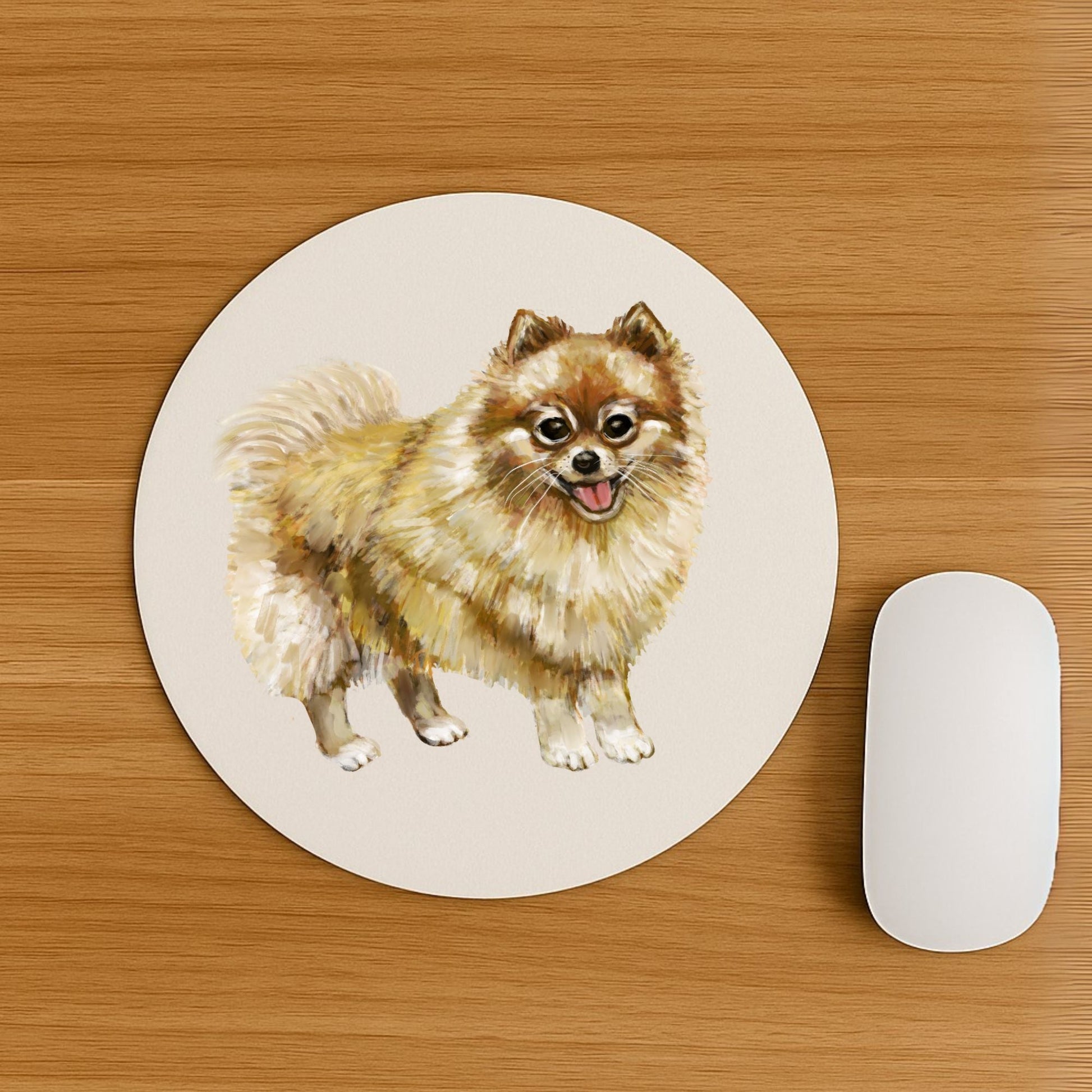 Pomeranian Dog Mousepad - MerikaArt