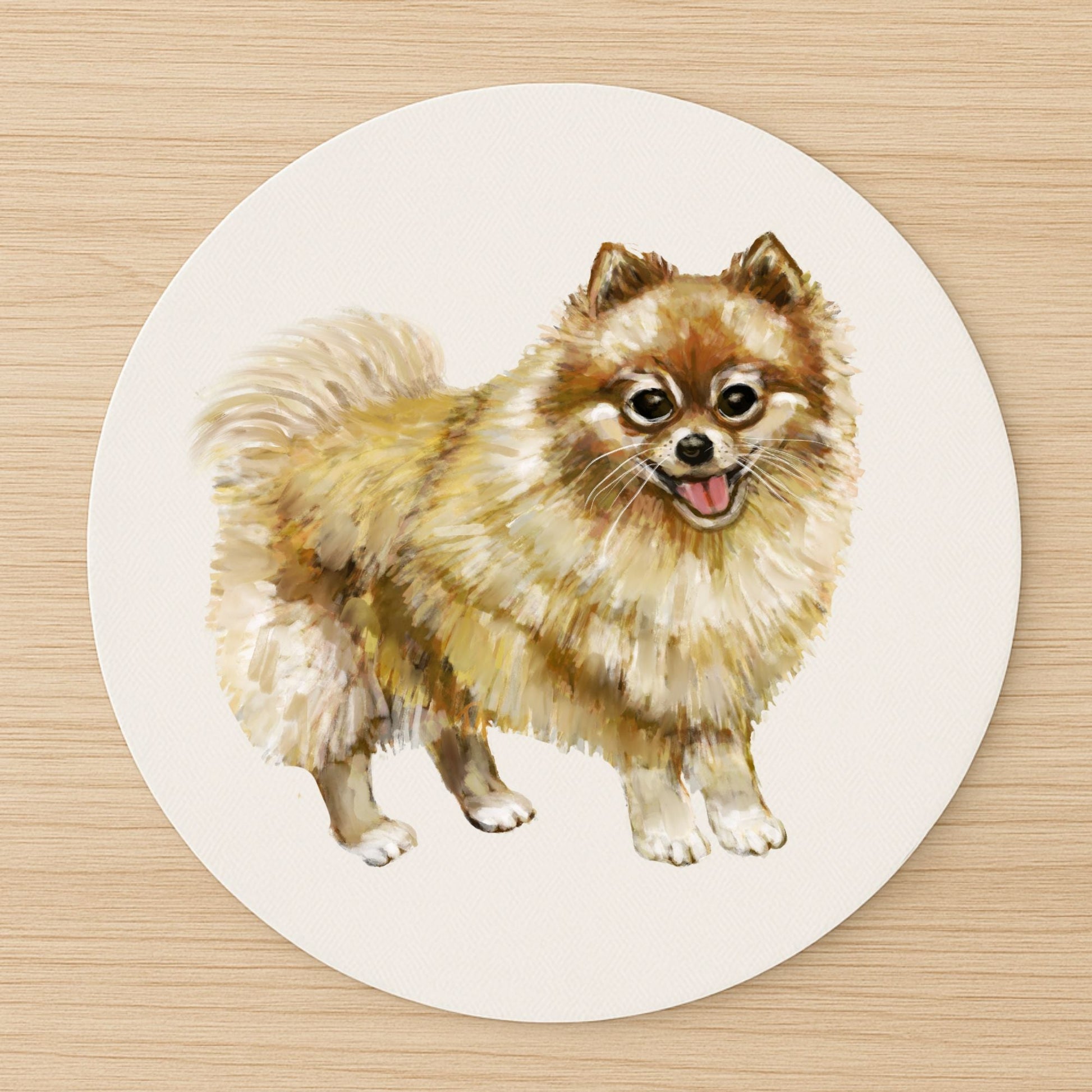 Pomeranian Dog Mousepad - MerikaArt