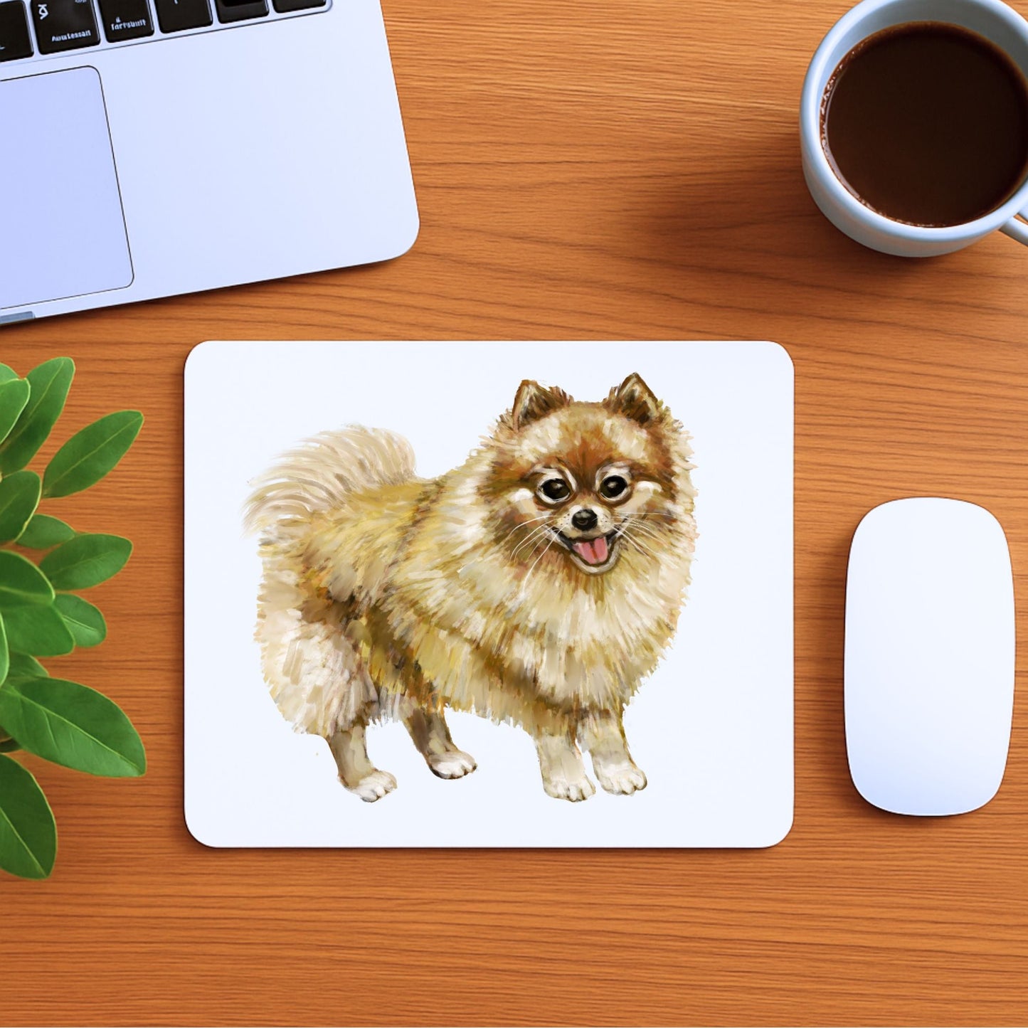 Pomeranian Dog Mousepad - MerikaArt