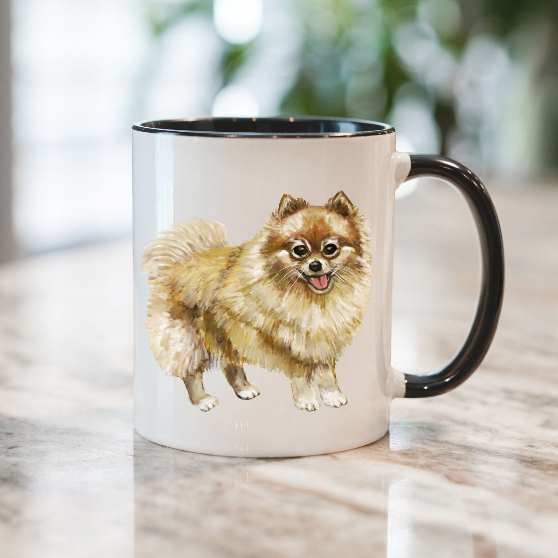 Pomeranian Dog Mug - MerikaArt