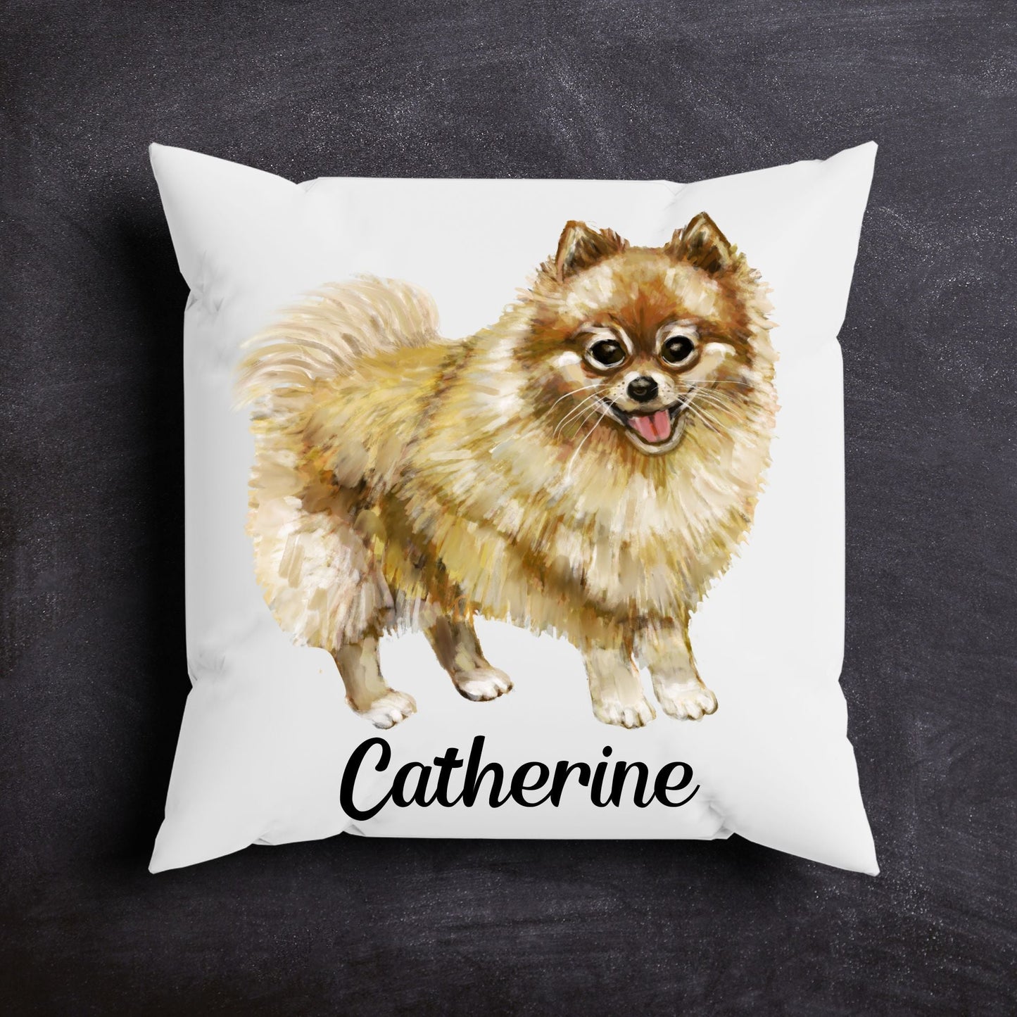 Pomeranian Dog Pillow - MerikaArt