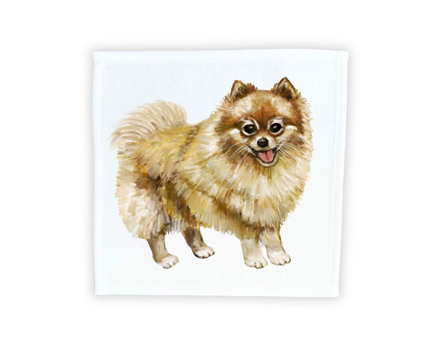 Pomeranian Washcloth - MerikaArt