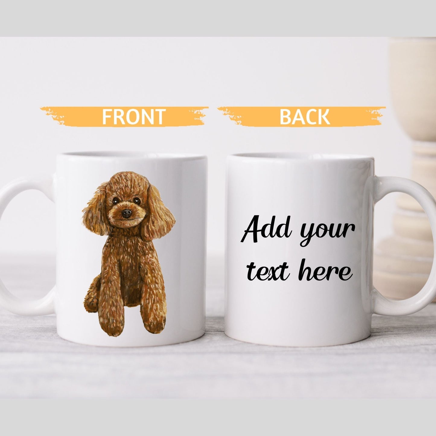 Poodle Mug - MerikaArt