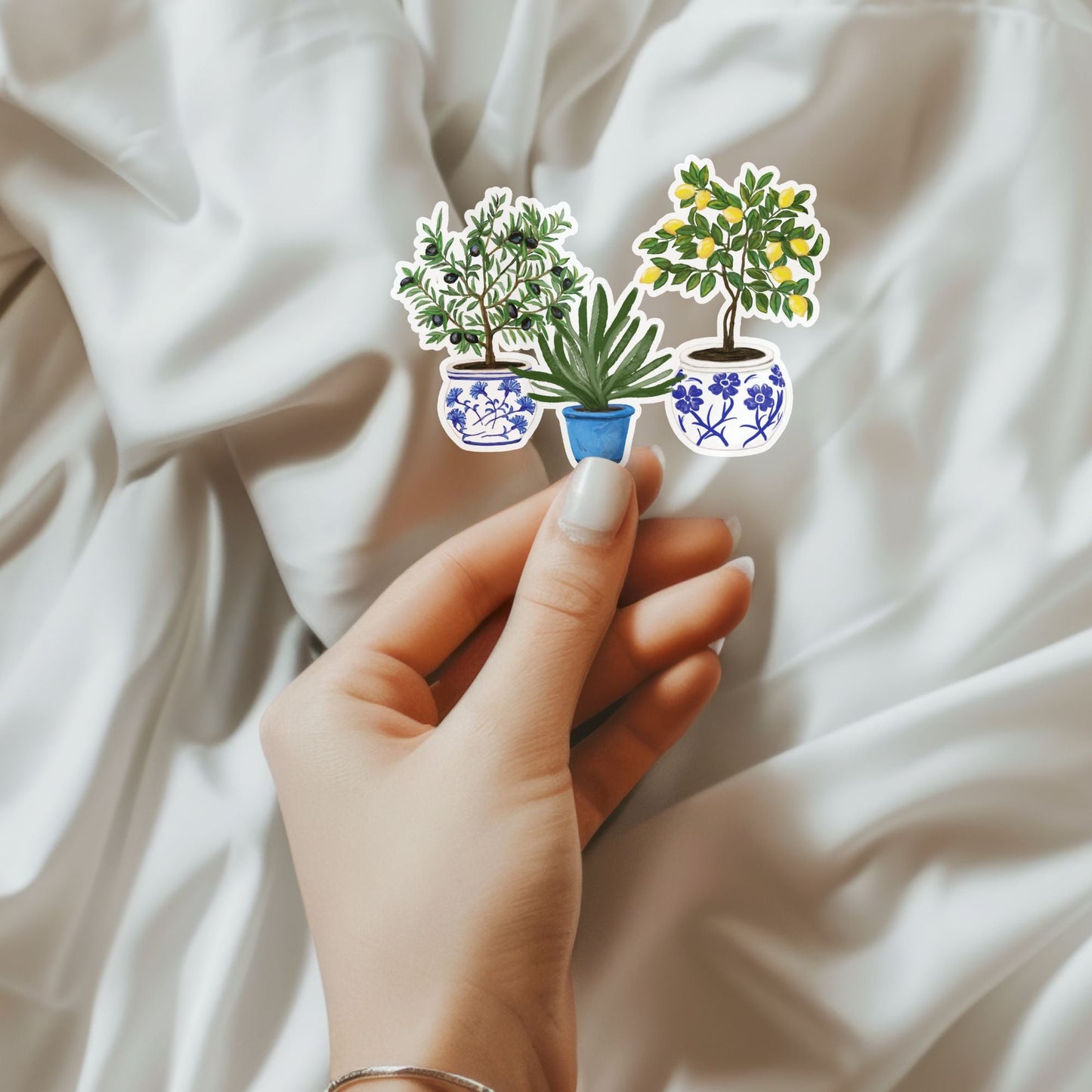 Potted Plants Vinyl Sticker - MerikaArt