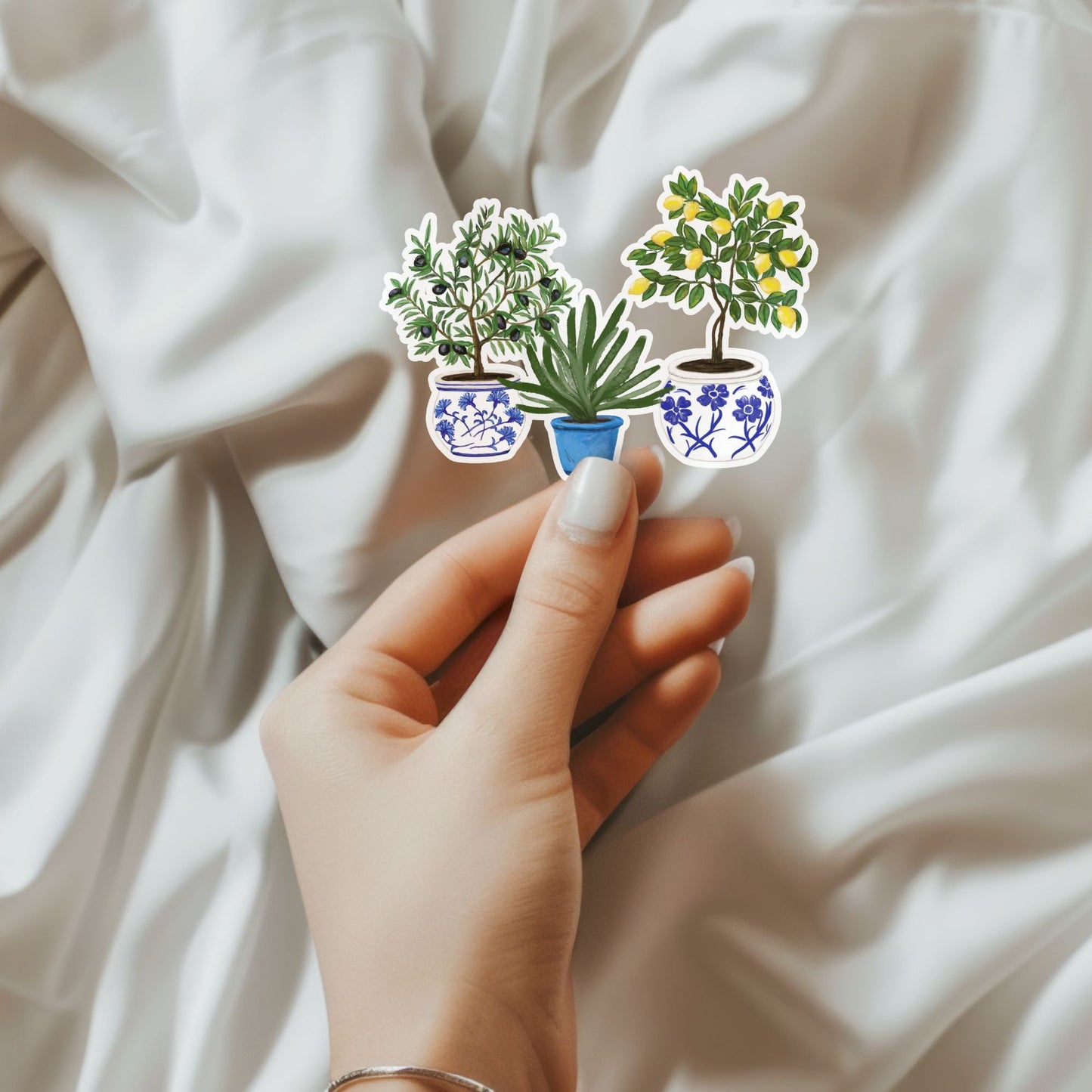 Potted Plants Vinyl Sticker - MerikaArt