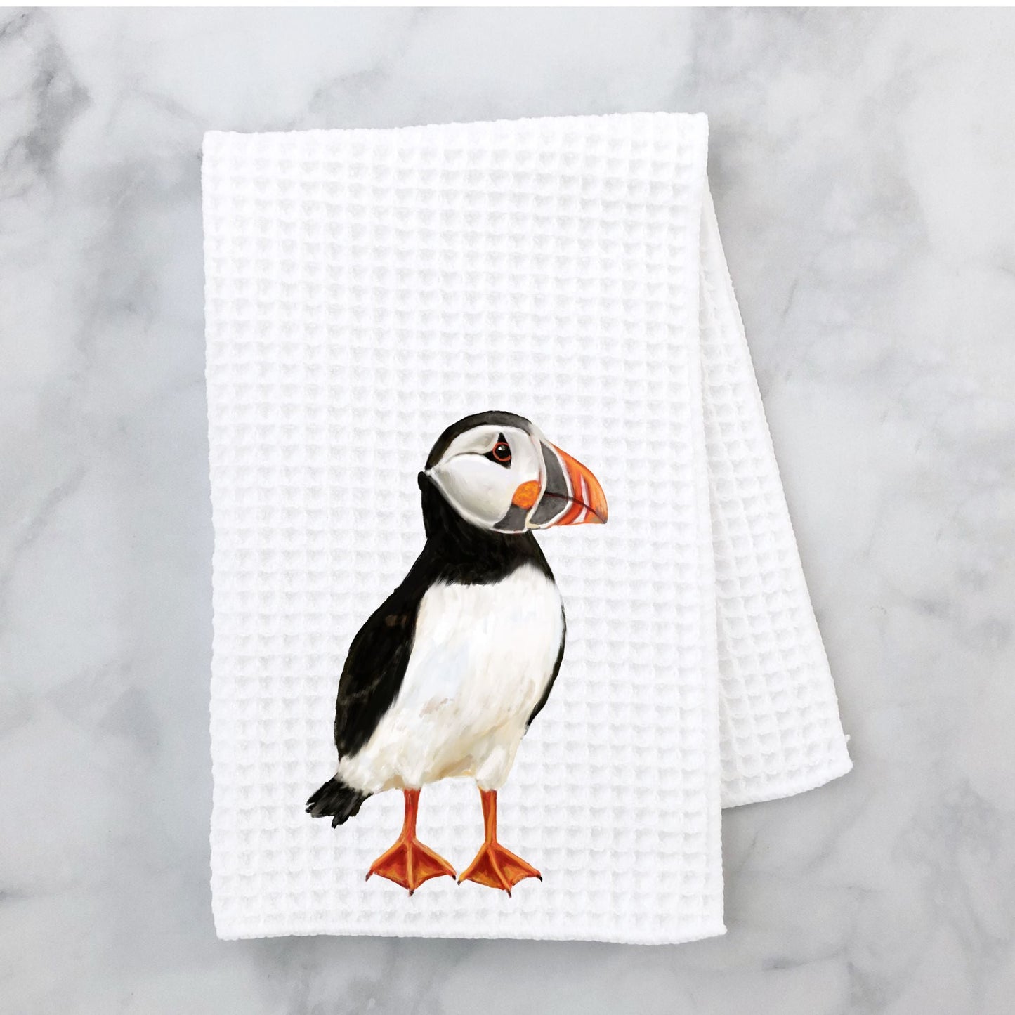 Puffin Kitchen Towel - MerikaArt