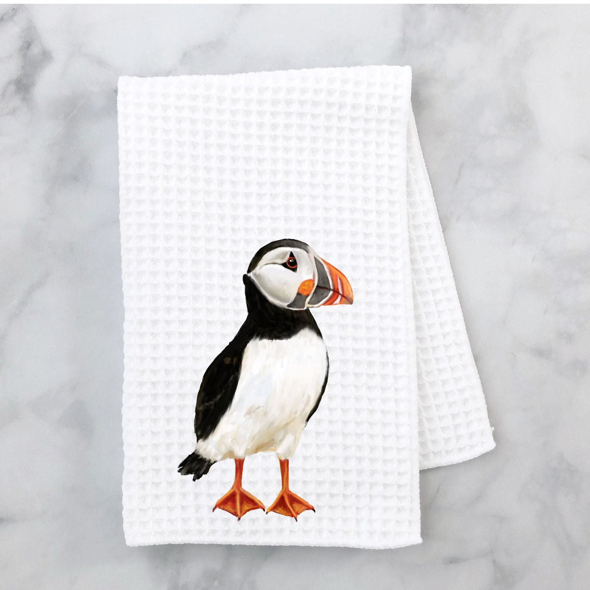 Puffin Kitchen Towel - MerikaArt