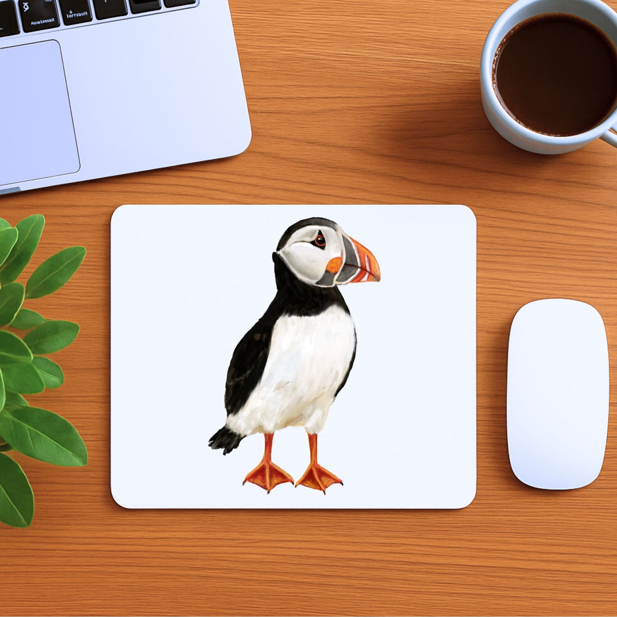 Puffin Mousepad - MerikaArt