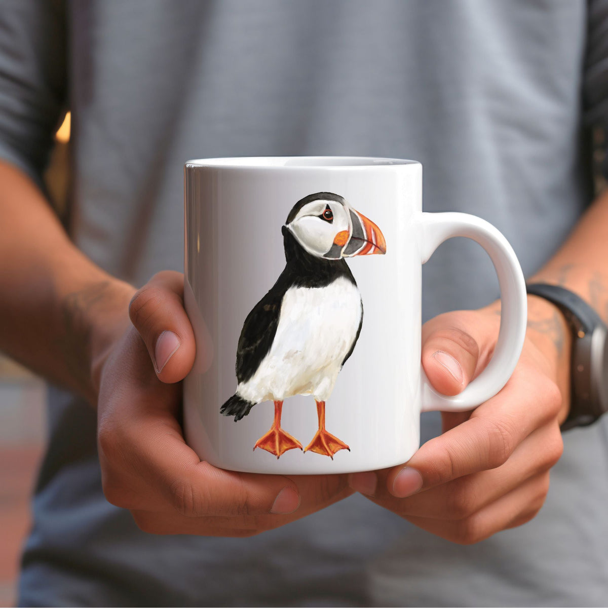 Puffin Mug - MerikaArt