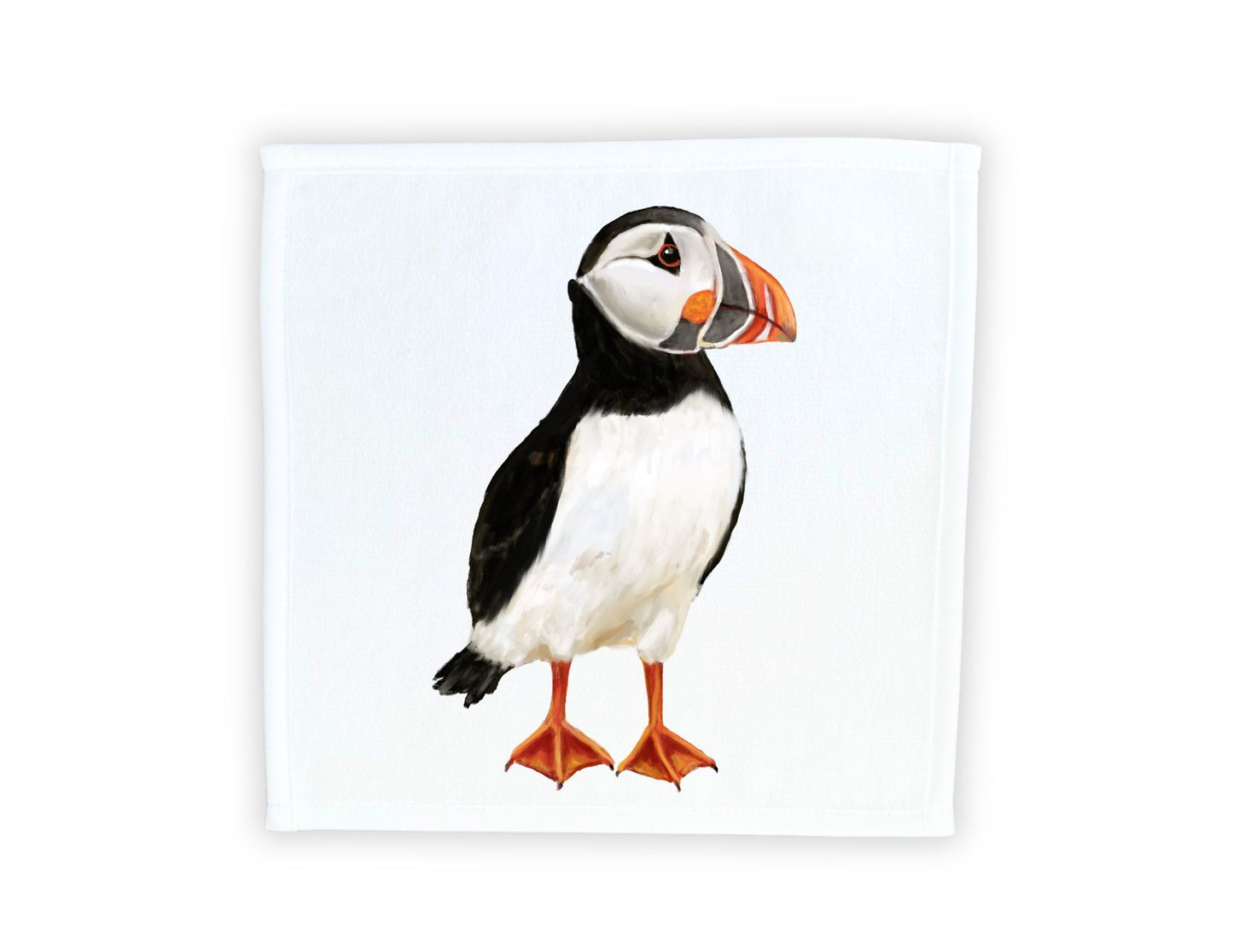 Puffin Washcloth - MerikaArt