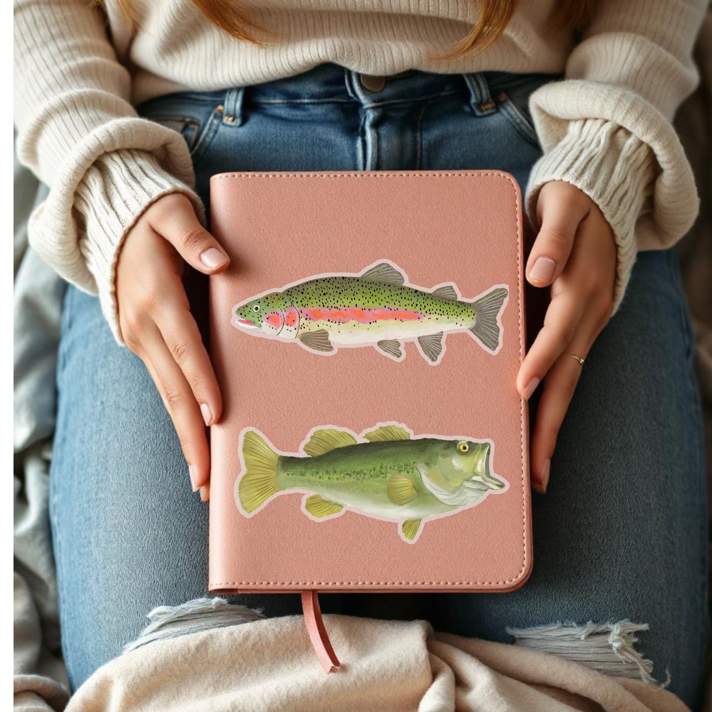 Rainbow Trout Vinyl Sticker - MerikaArt