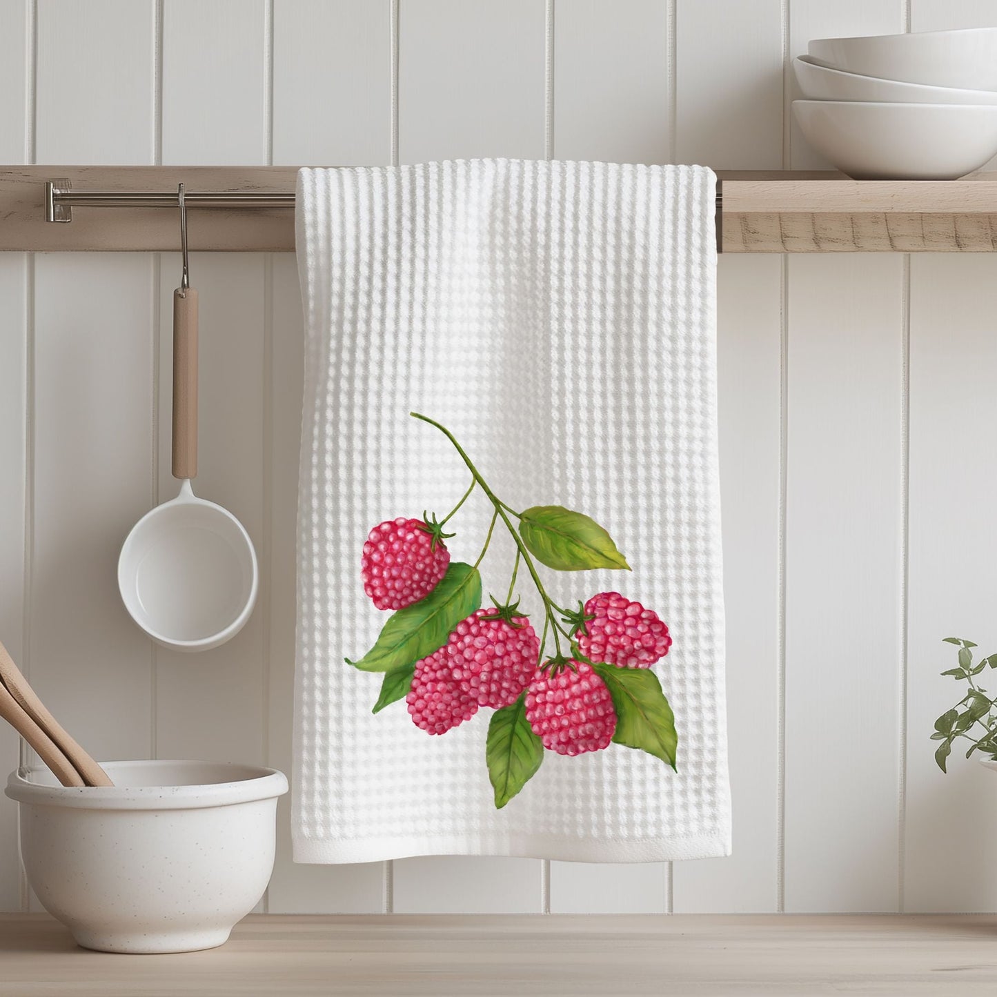 Raspberry Kitchen Towel - MerikaArt