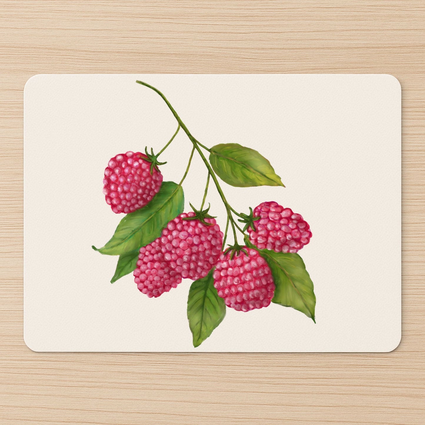 Raspberry Mousepad - MerikaArt