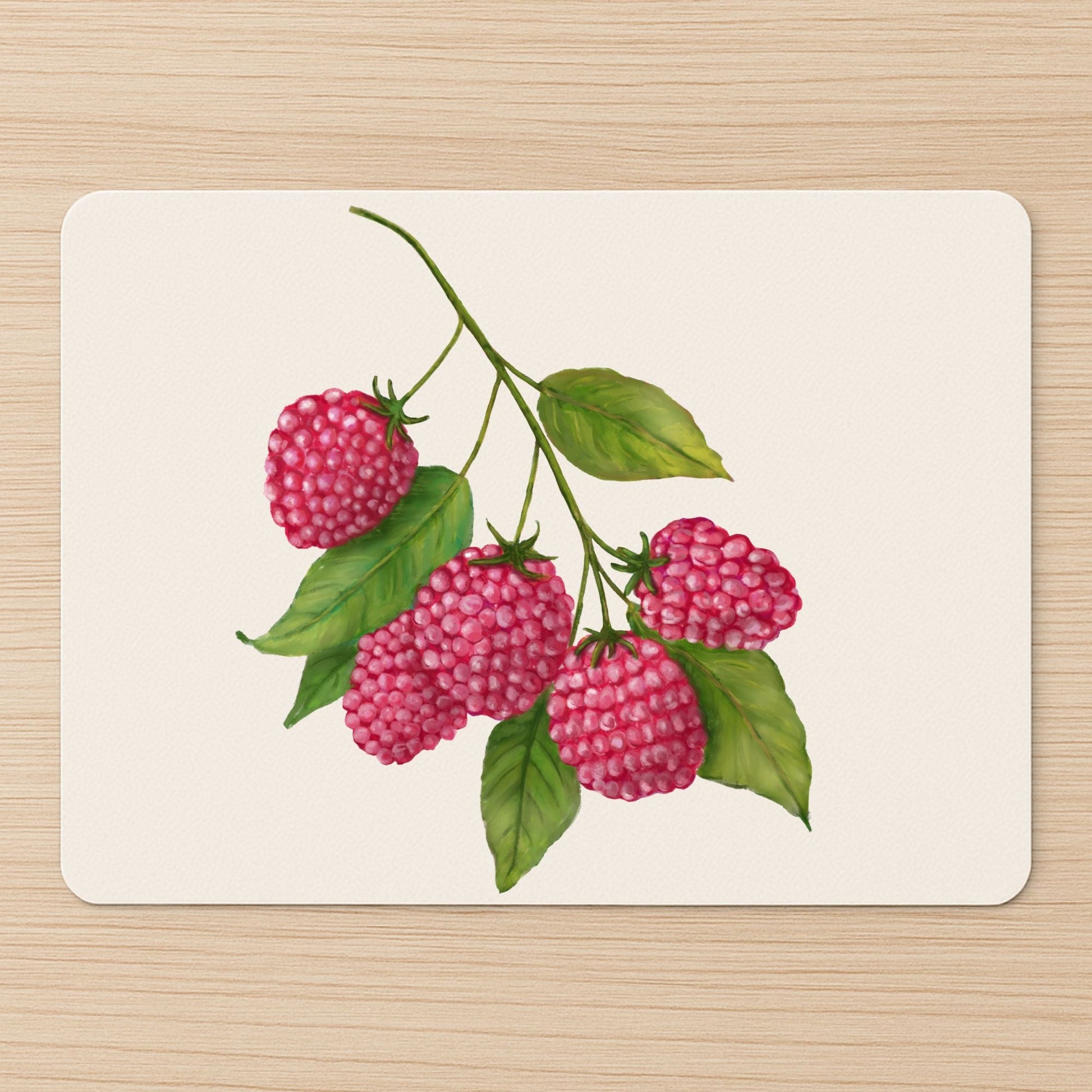 Raspberry Mousepad - MerikaArt