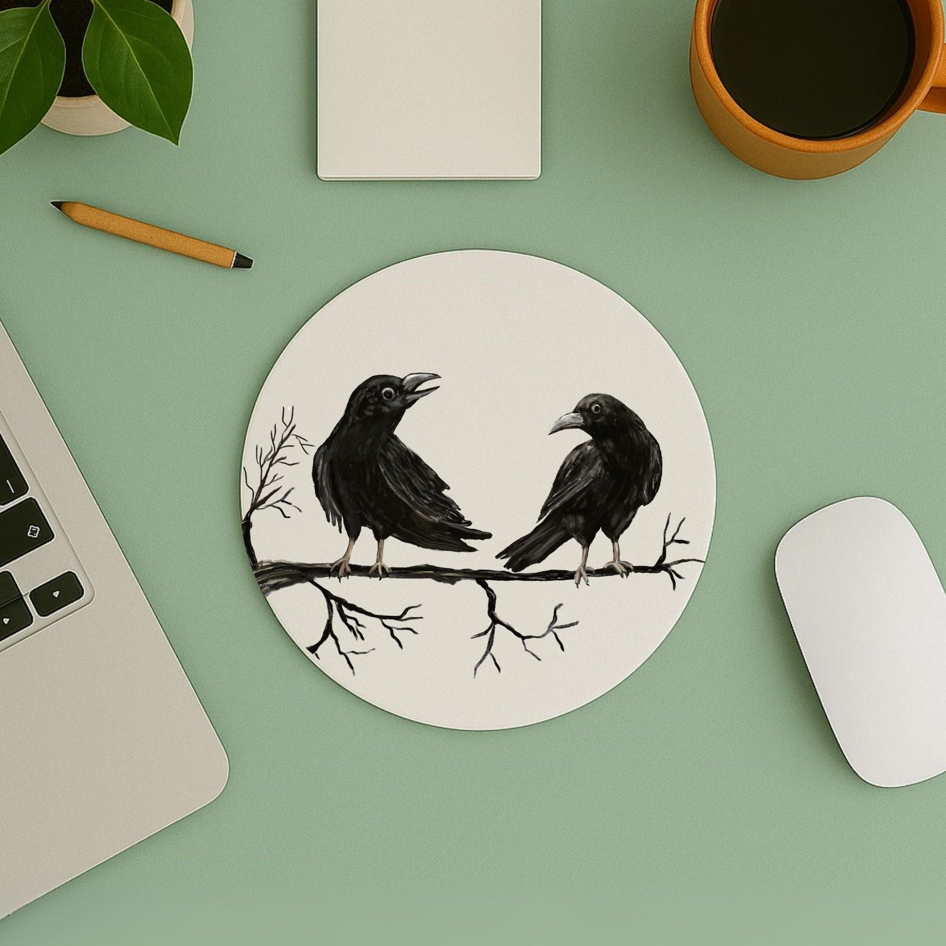 Ravens Mousepad - MerikaArt
