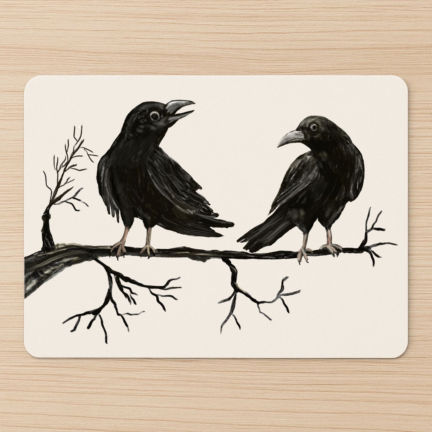 Ravens Mousepad - MerikaArt