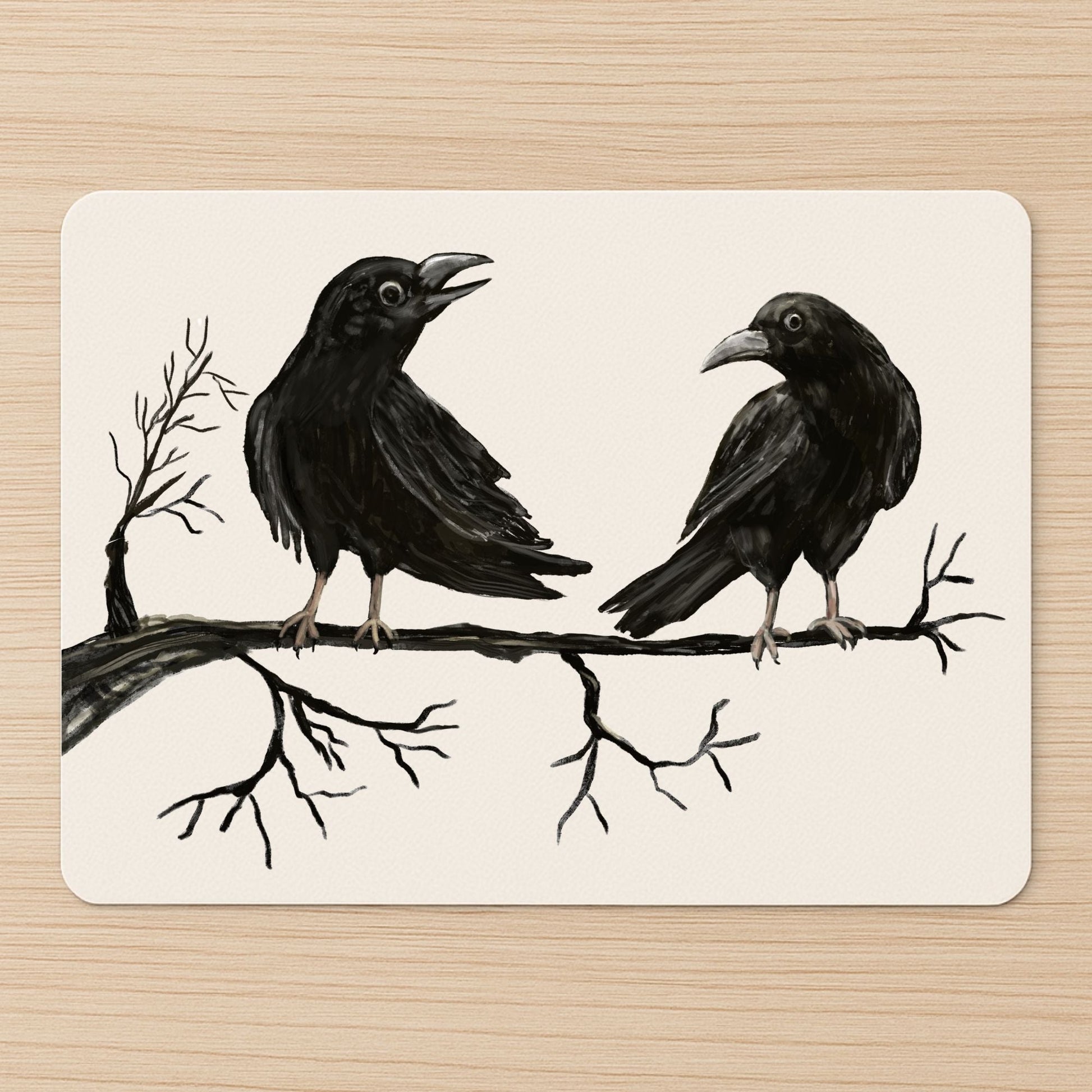 Ravens Mousepad - MerikaArt