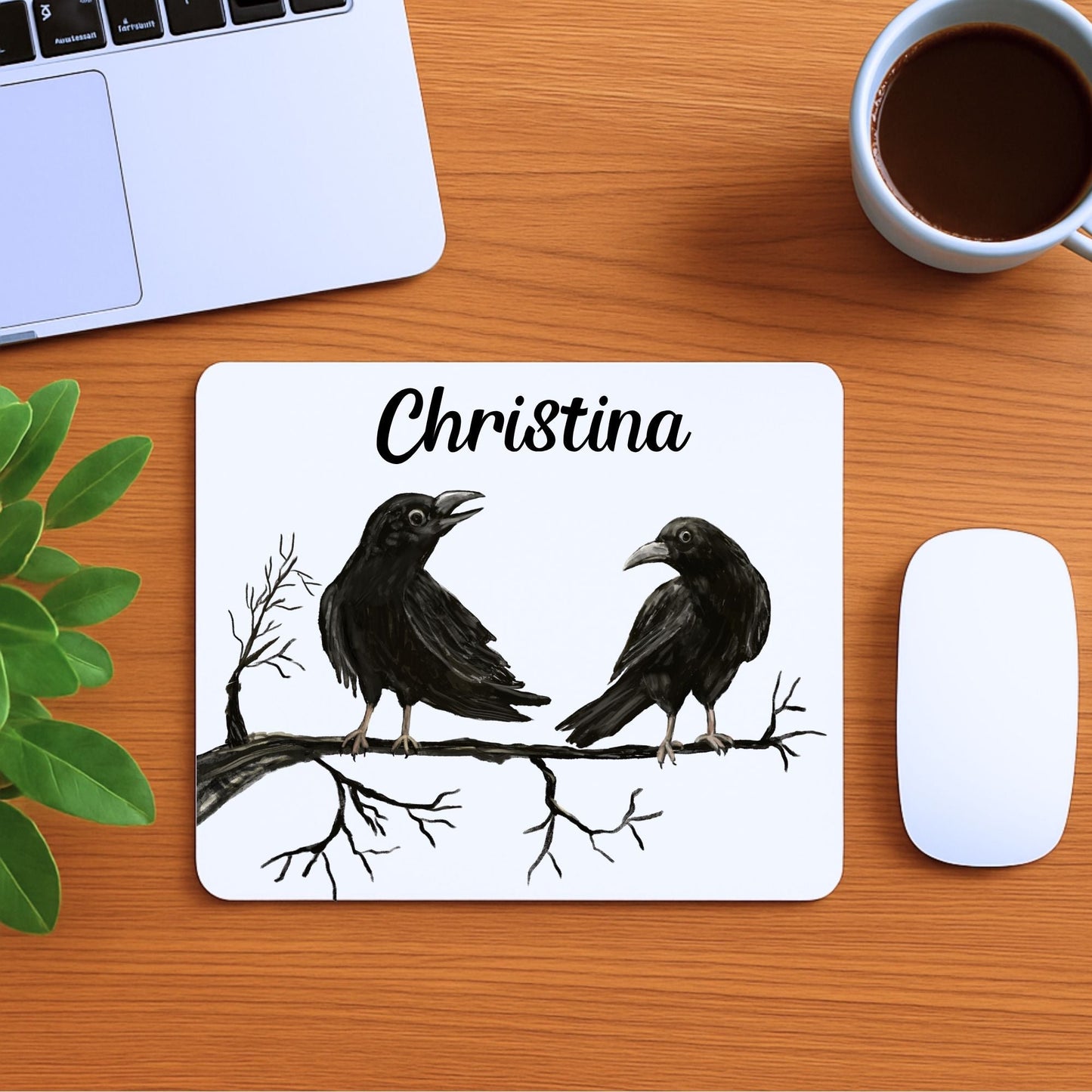 Ravens Mousepad - MerikaArt