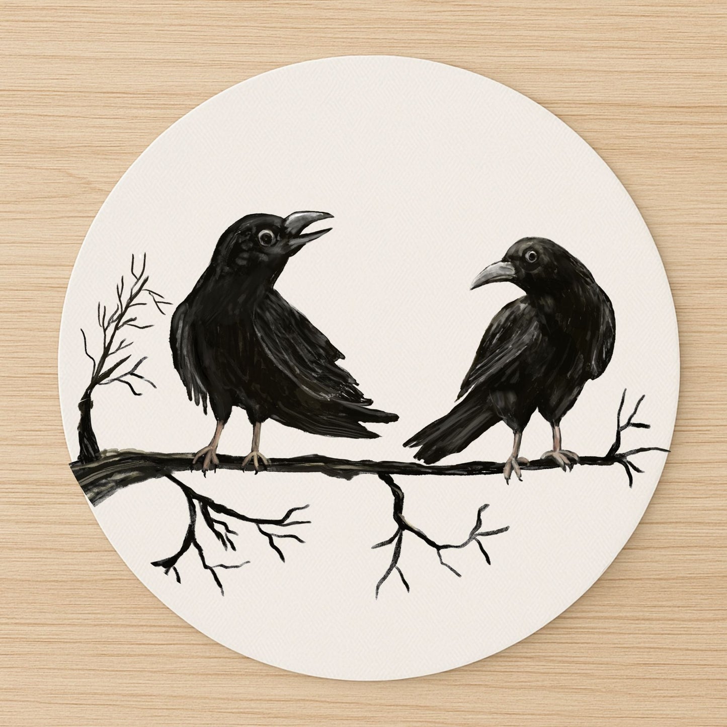 Ravens Mousepad - MerikaArt