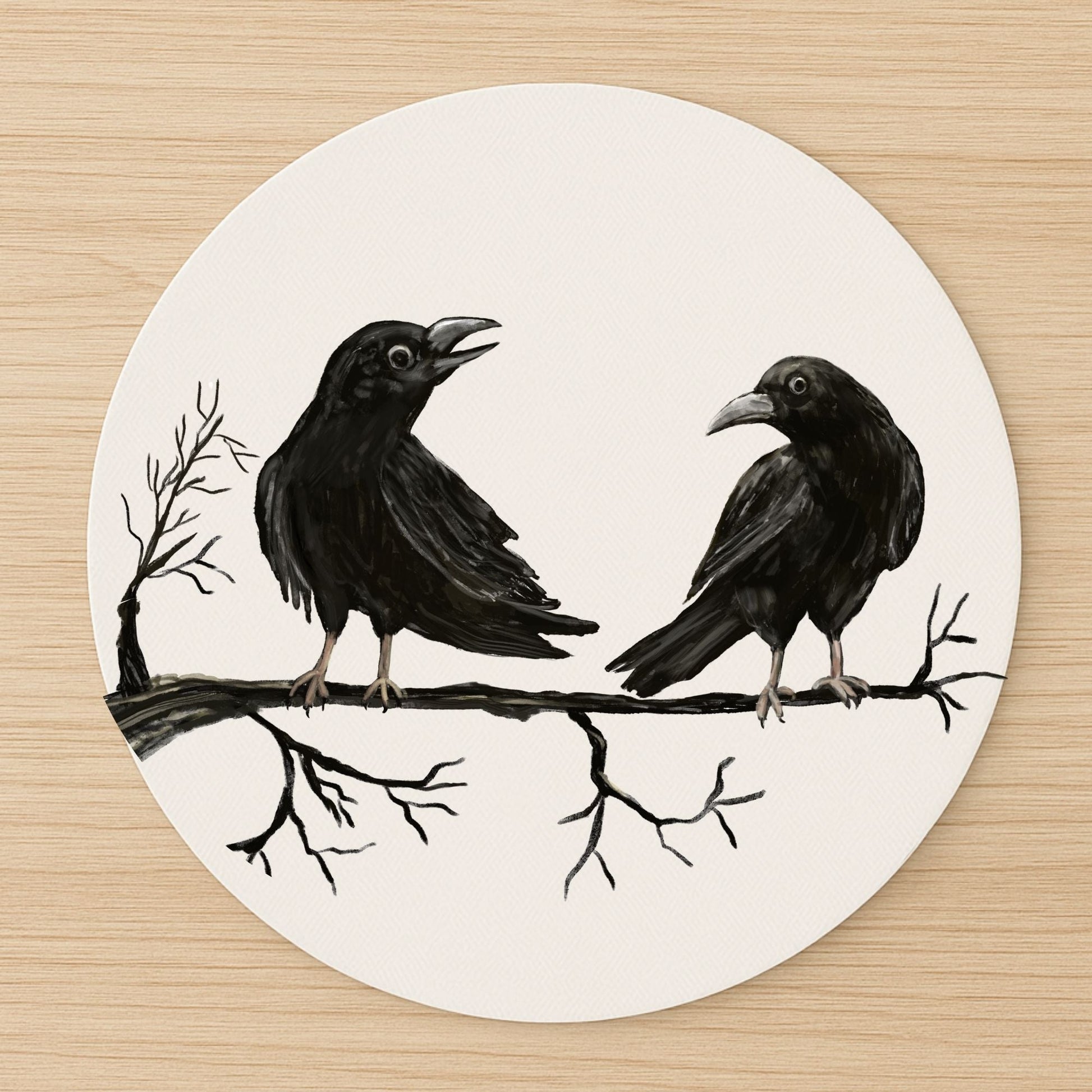 Ravens Mousepad - MerikaArt