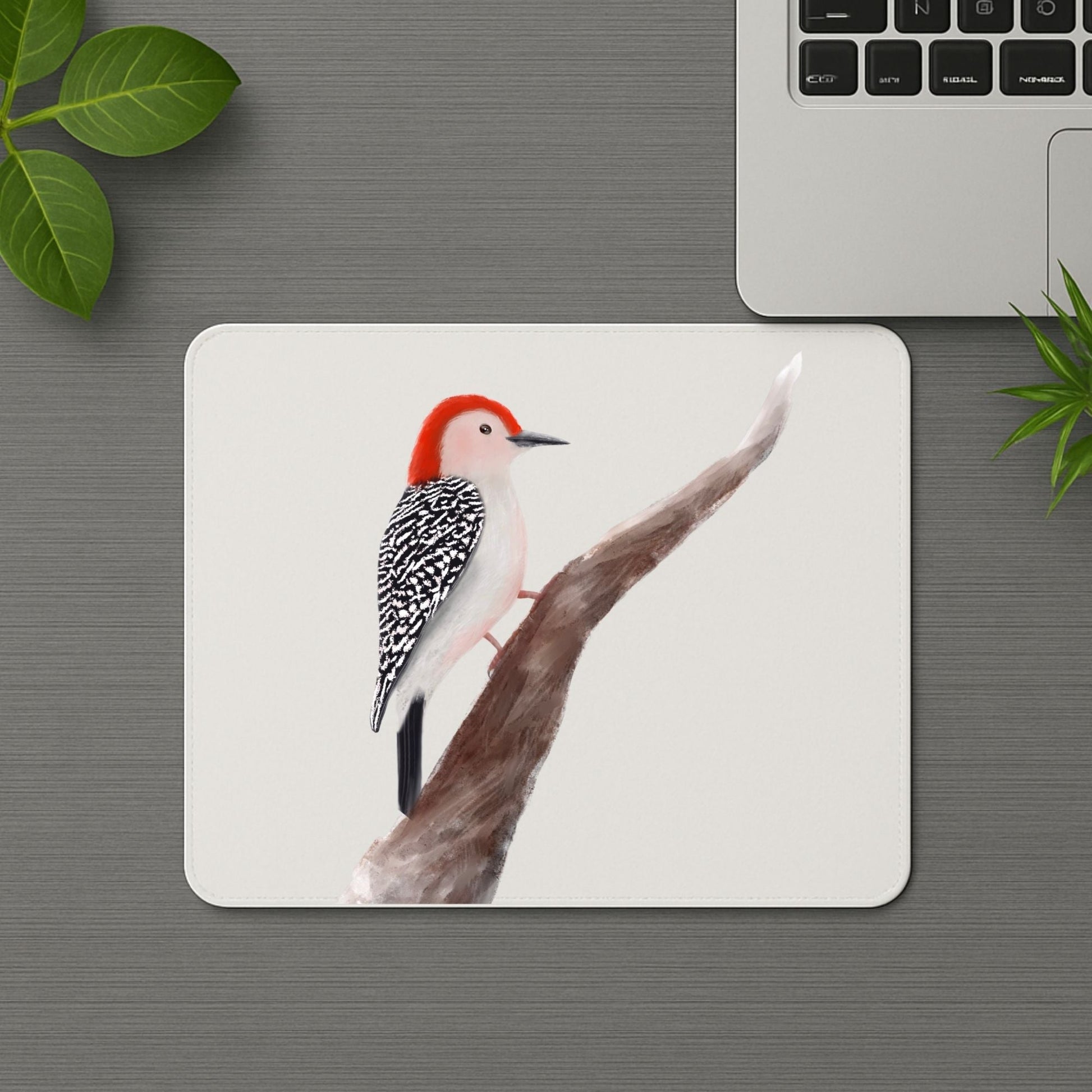 Red - bellied Woodpecker Mousepad - MerikaArt