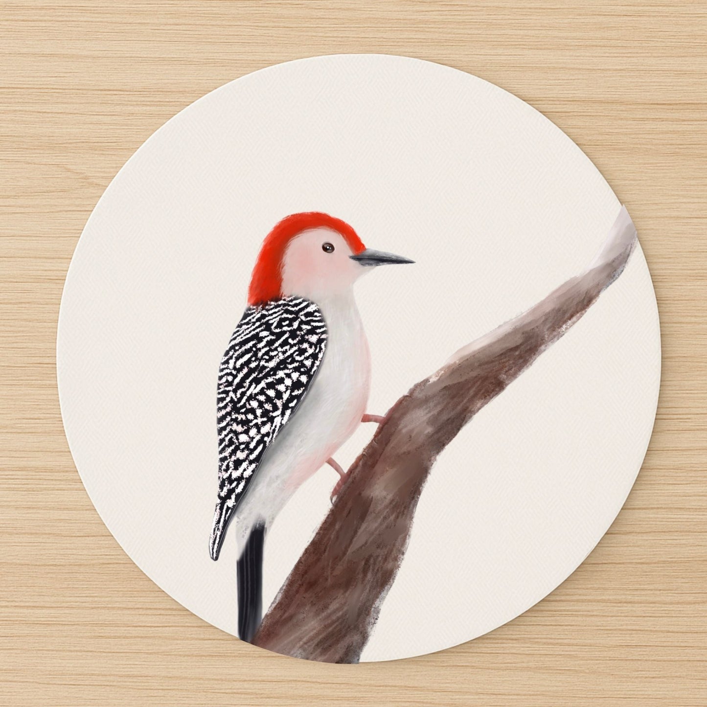 Red - bellied Woodpecker Mousepad - MerikaArt
