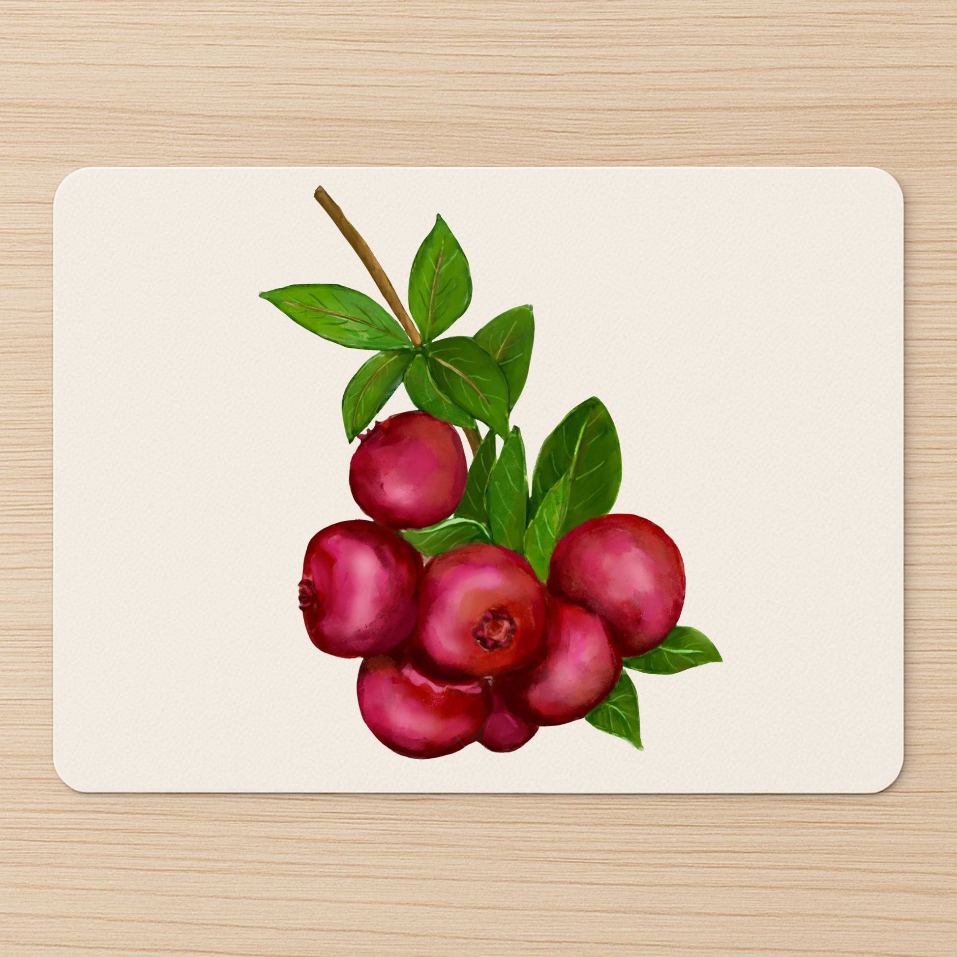 Red Berry Mousepad - MerikaArt