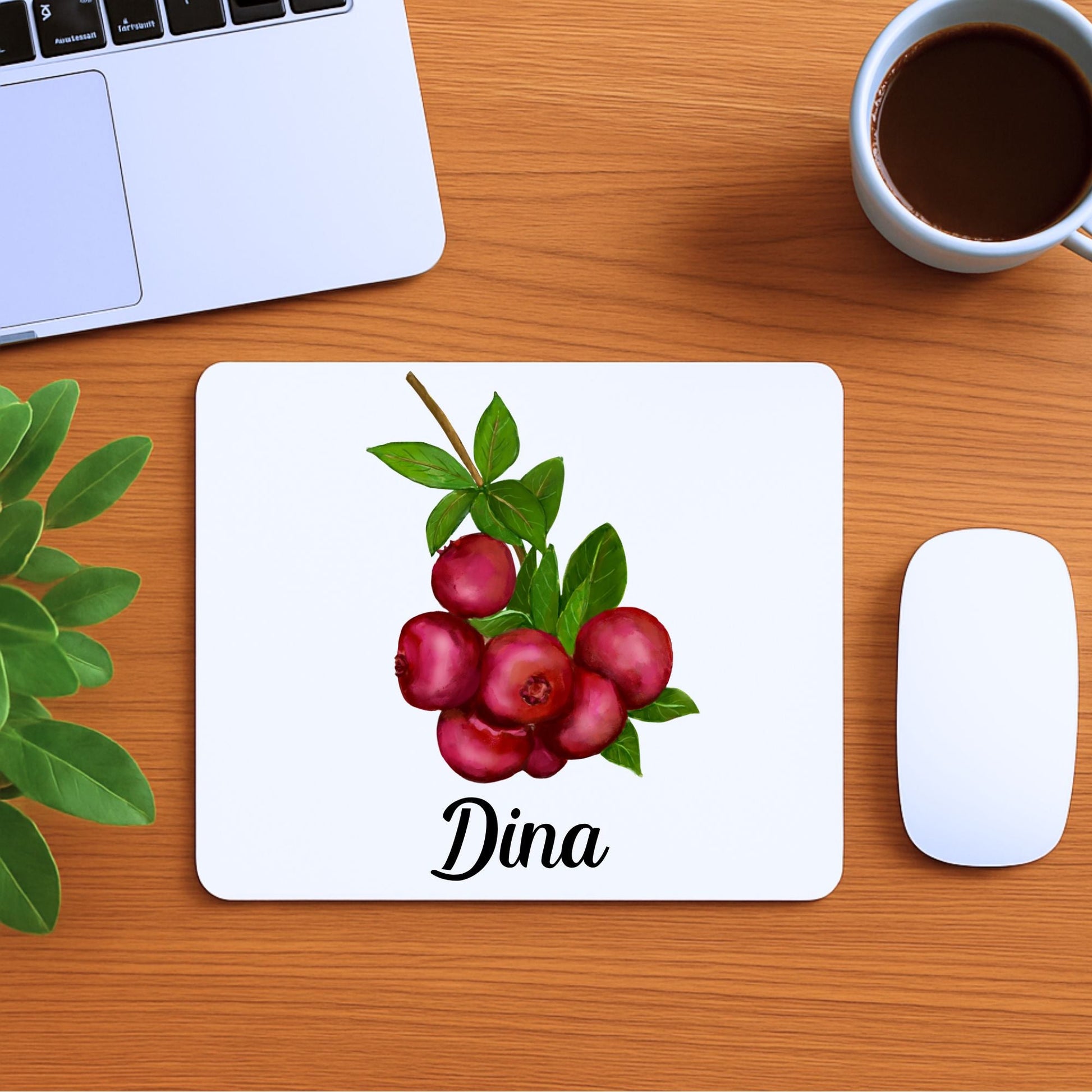 Red Berry Mousepad - MerikaArt