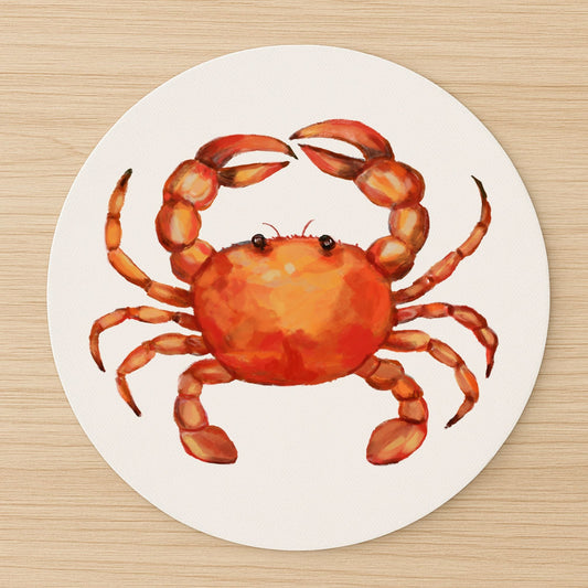 Red Crab Mousepad - MerikaArt