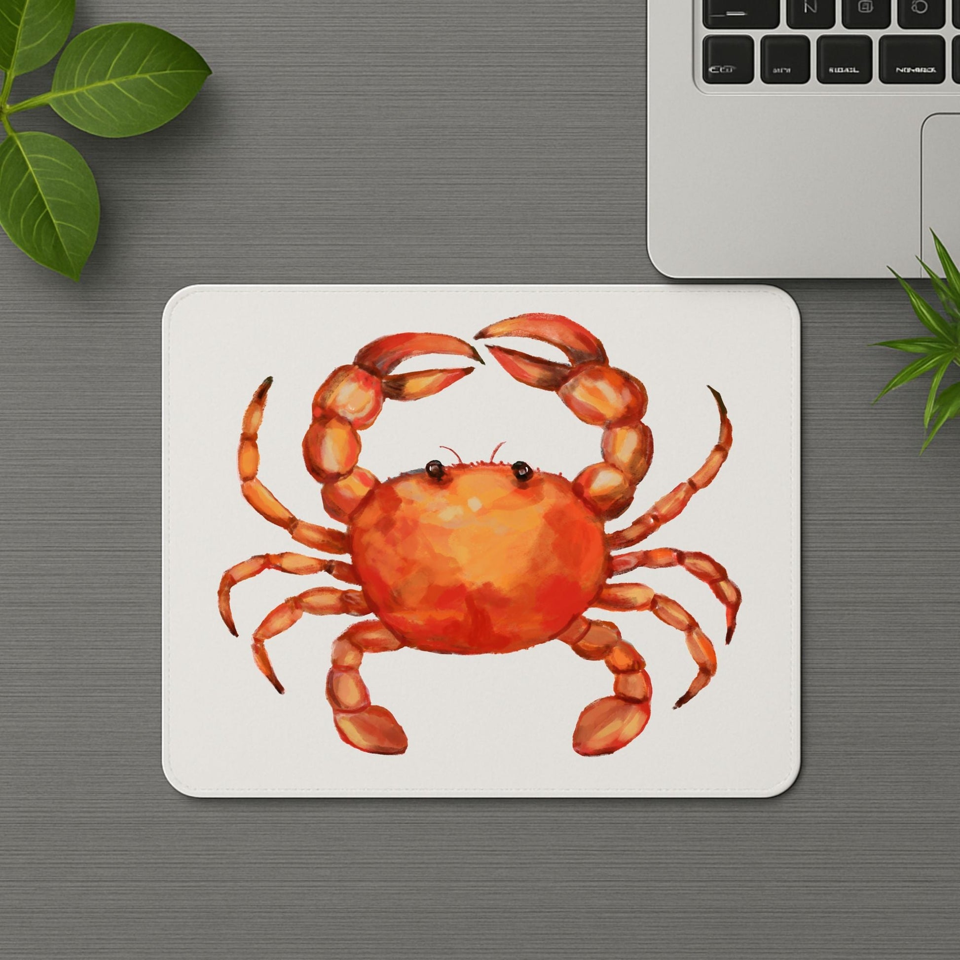 Red Crab Mousepad - MerikaArt