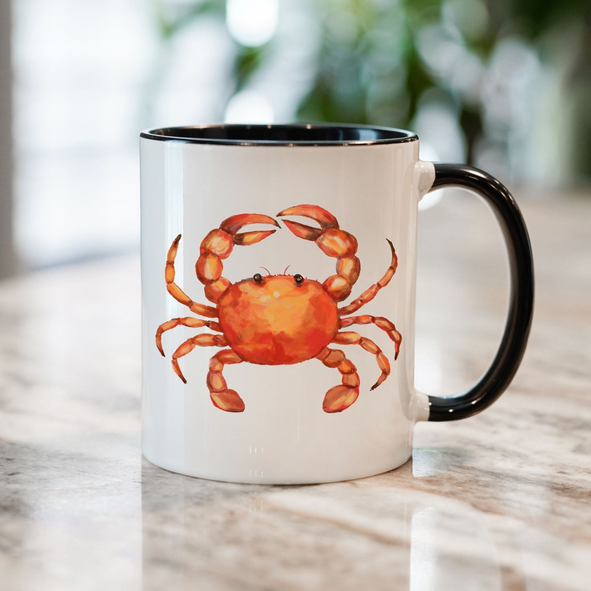 Red Crab Mug - MerikaArt