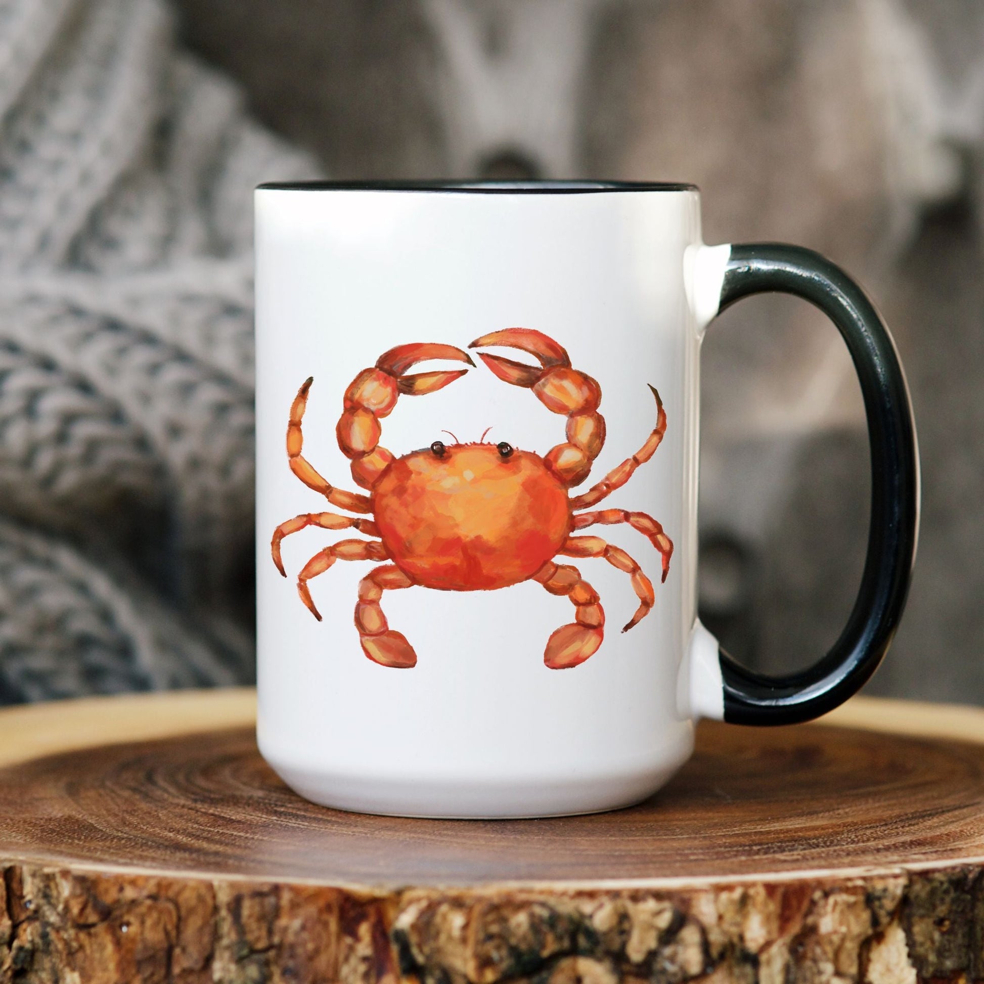 Red Crab Mug - MerikaArt