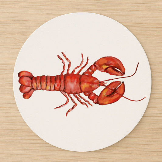 Red Lobster Mousepad - MerikaArt