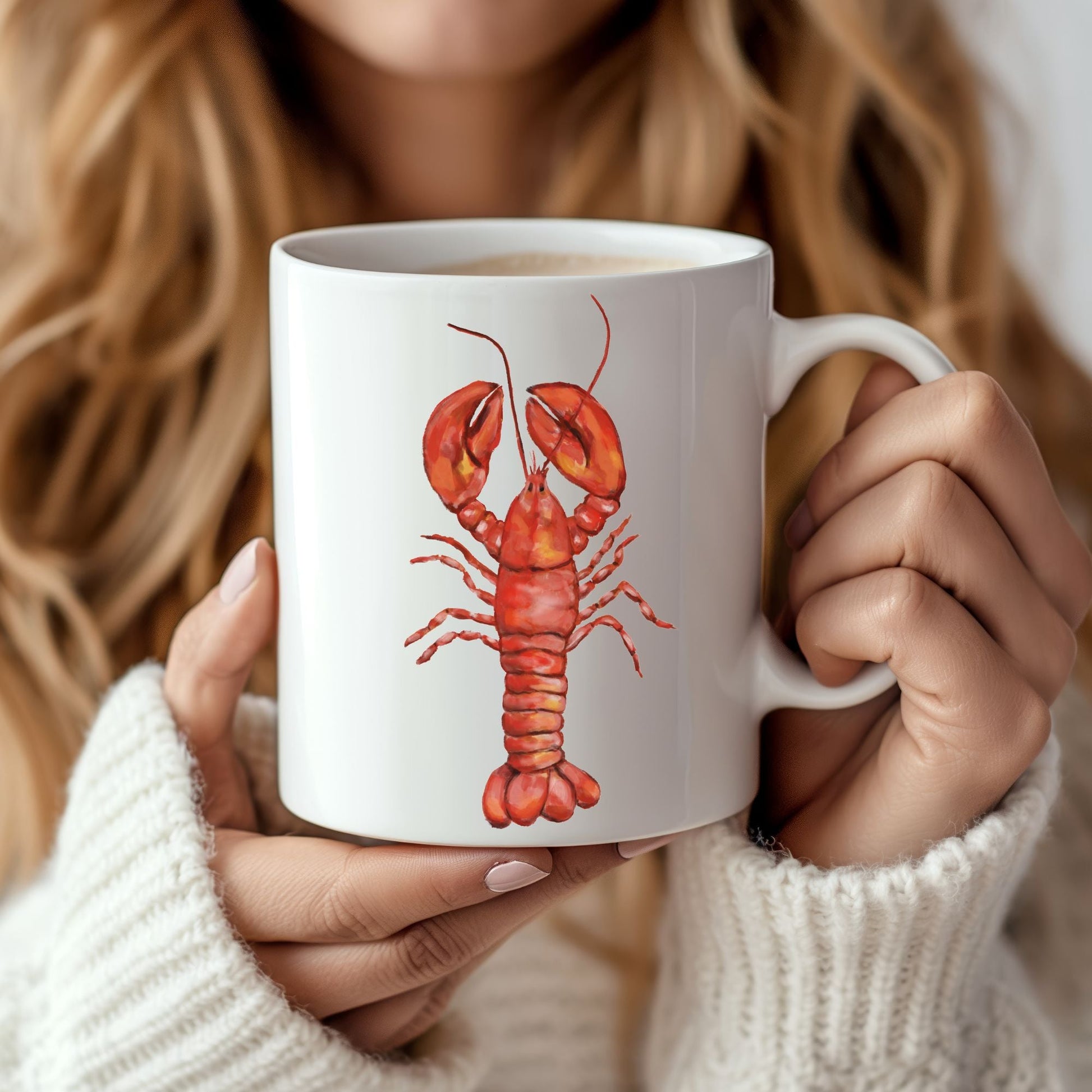 Red Lobster Mug - MerikaArt