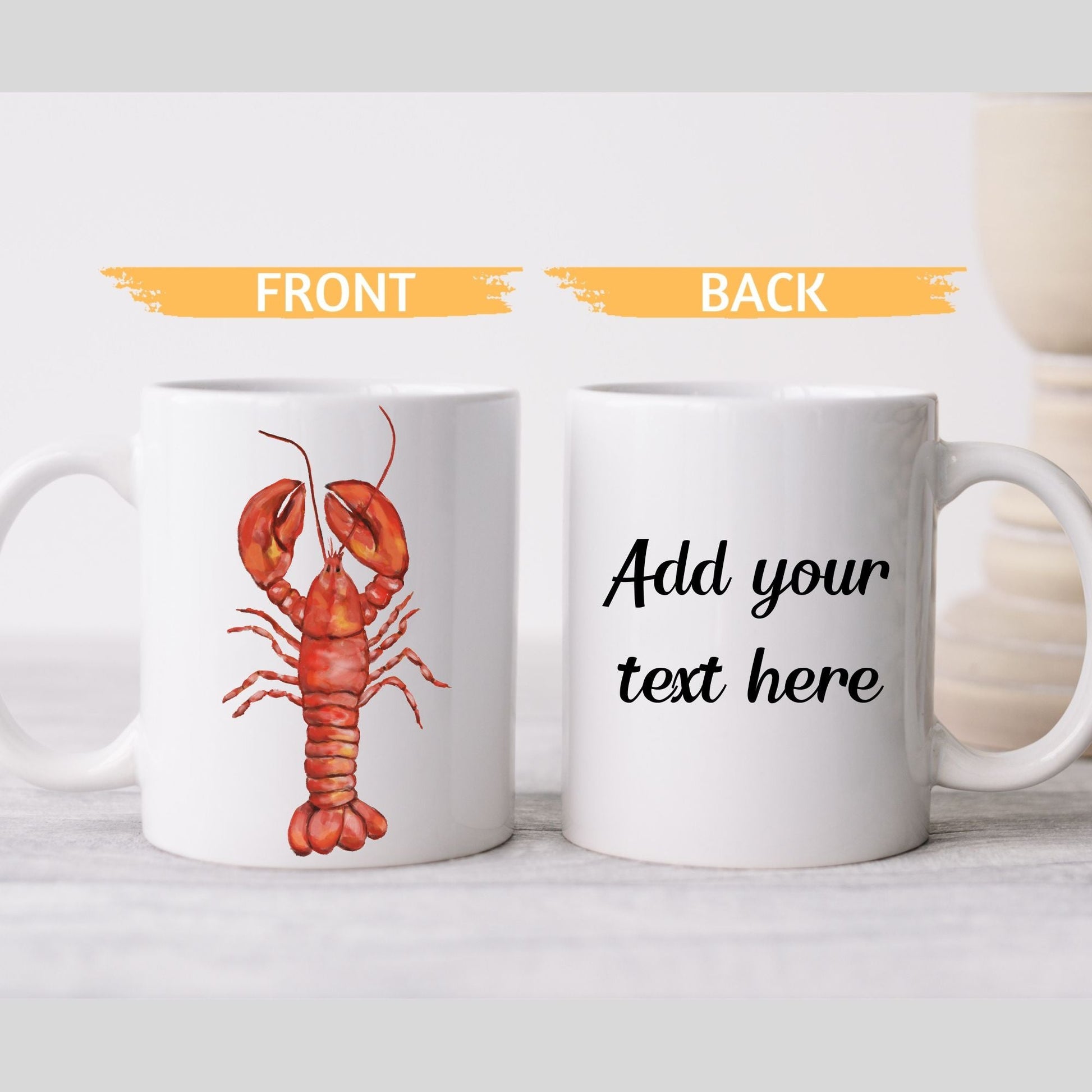 Red Lobster Mug - MerikaArt