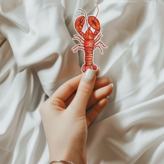 Red Lobster Vinyl Sticker - MerikaArt